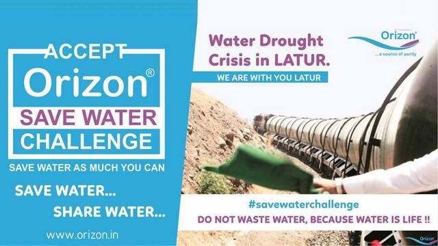 Orizon initiative to SAVE WATER .. SHARE WATER.